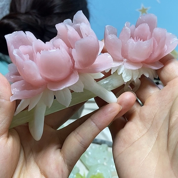 父***！未镶嵌岫玉发簪发簪