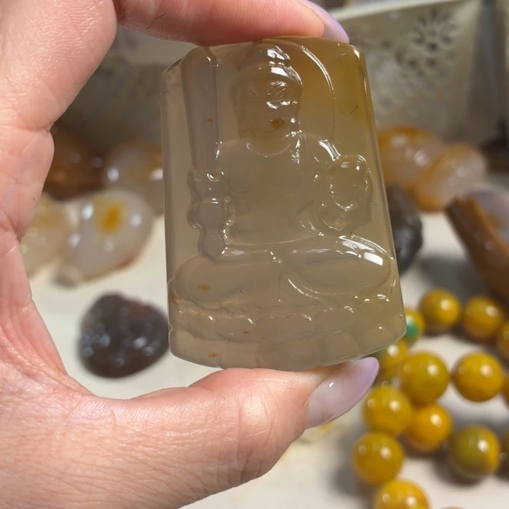 玛瑙/玉髓未镶嵌吊坠(不含链)
