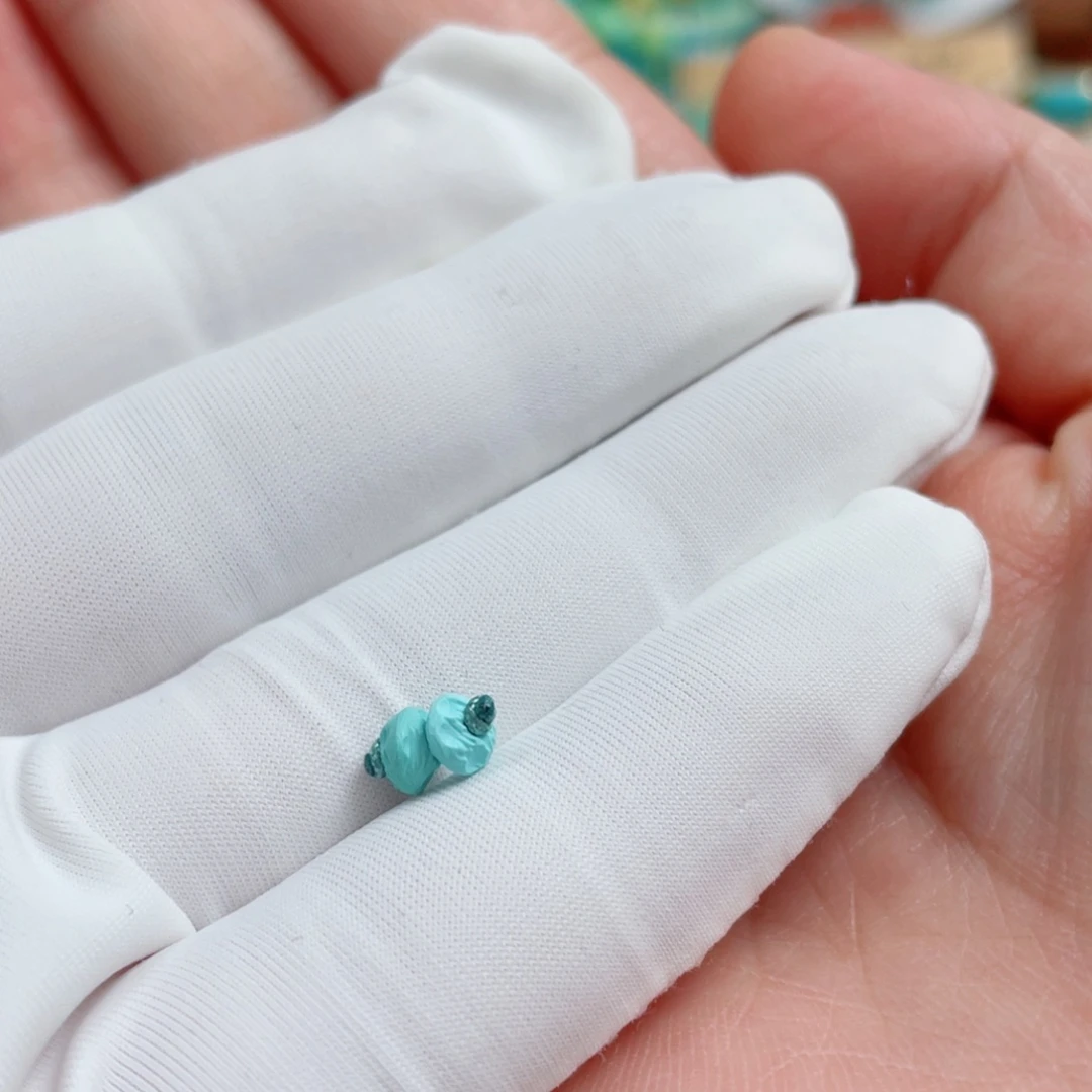 快***鸟绿松石未镶嵌珠宝奇石