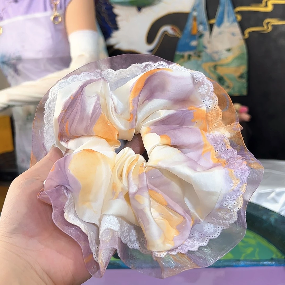 726蕾丝发圈手作