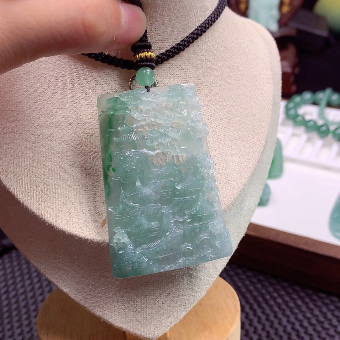 颈饰未镶嵌翡翠翡翠