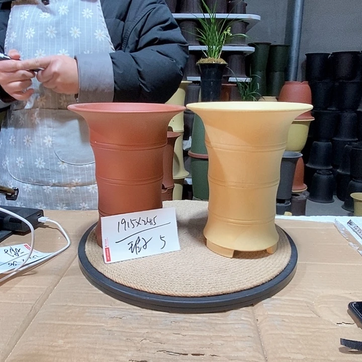 紫砂花盆紫砂花盆