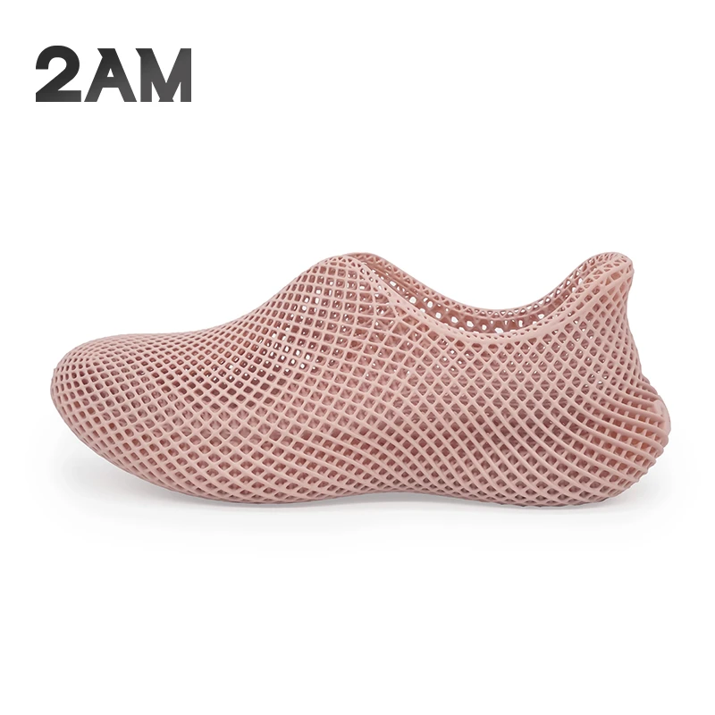 2AM｜ 4D打印一体鞋 女款户外休闲鞋 轻跑缓震透气 网面鞋