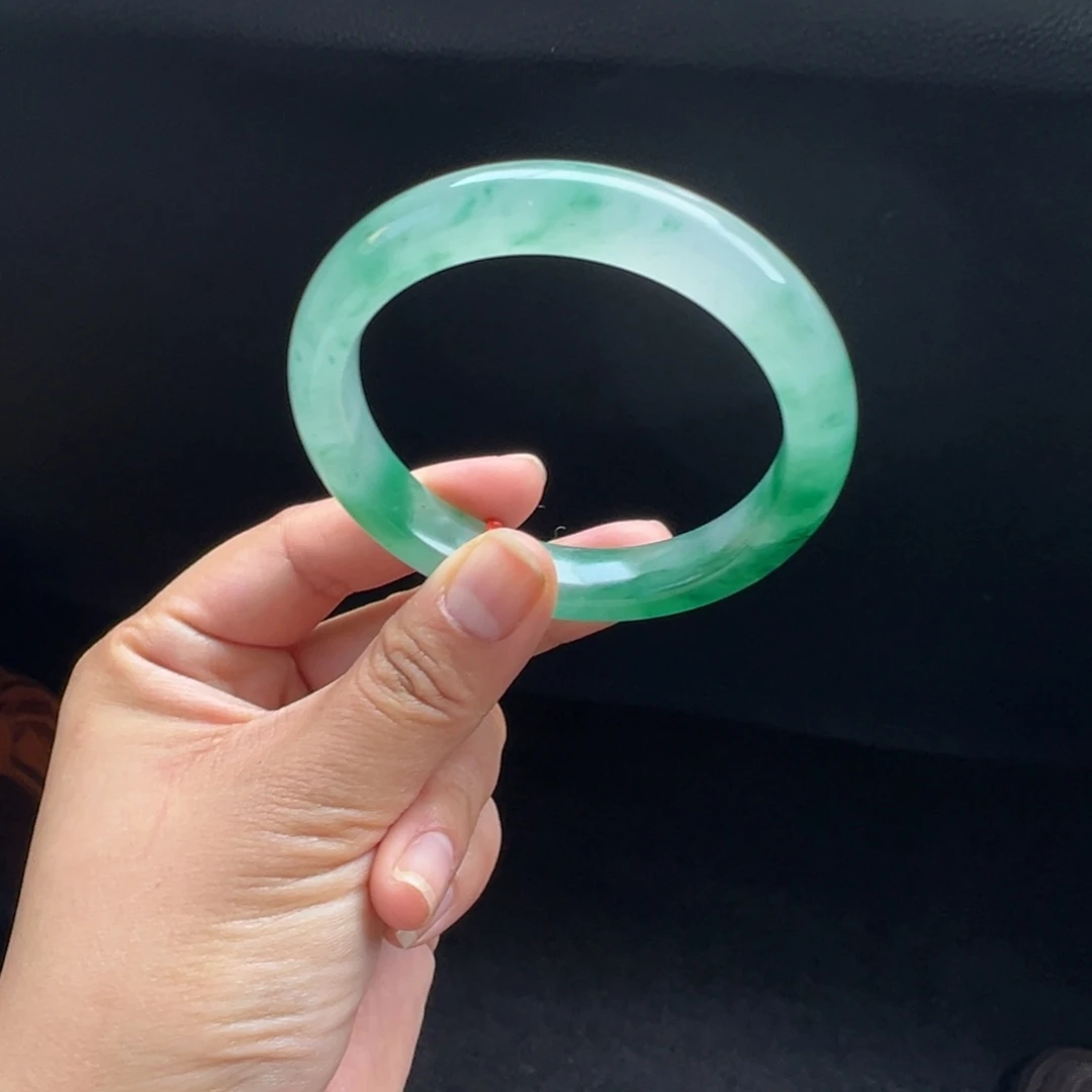 石英质玉未镶嵌手镯非洲翠5657