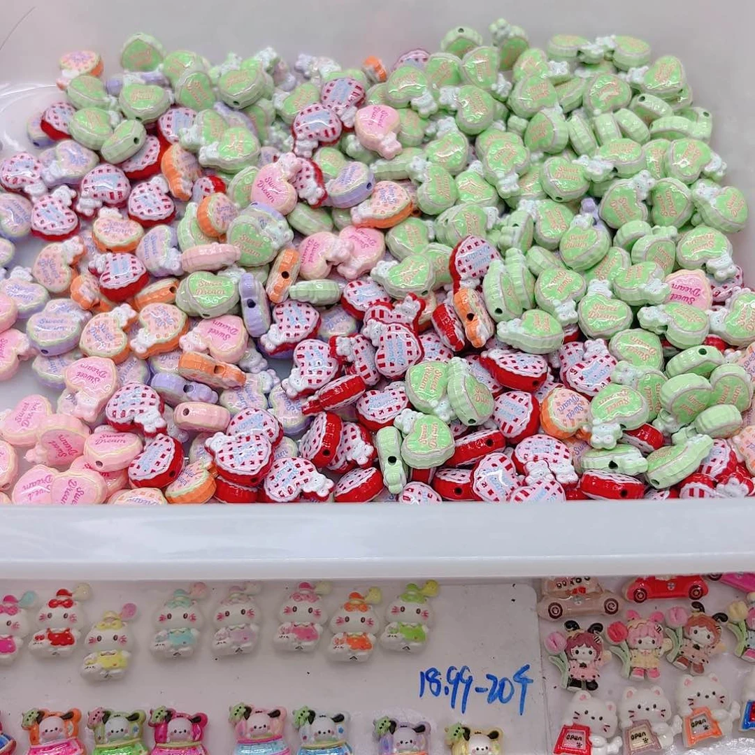 锌合金爱心混色 50 个