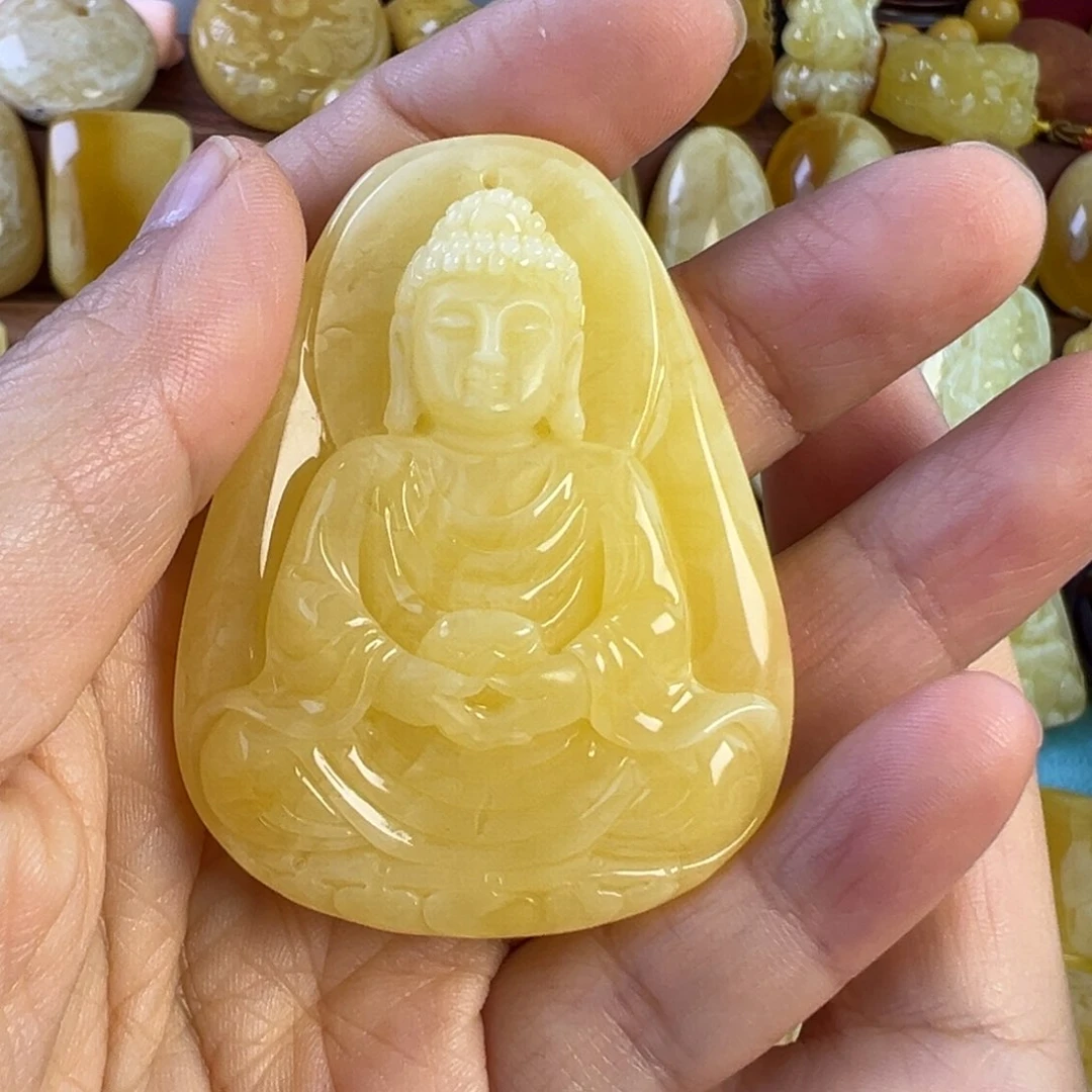 蜜蜡吊坠(不含链)未镶嵌