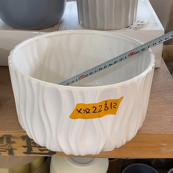 摆件陶盆有孔 微瑕介意勿拍