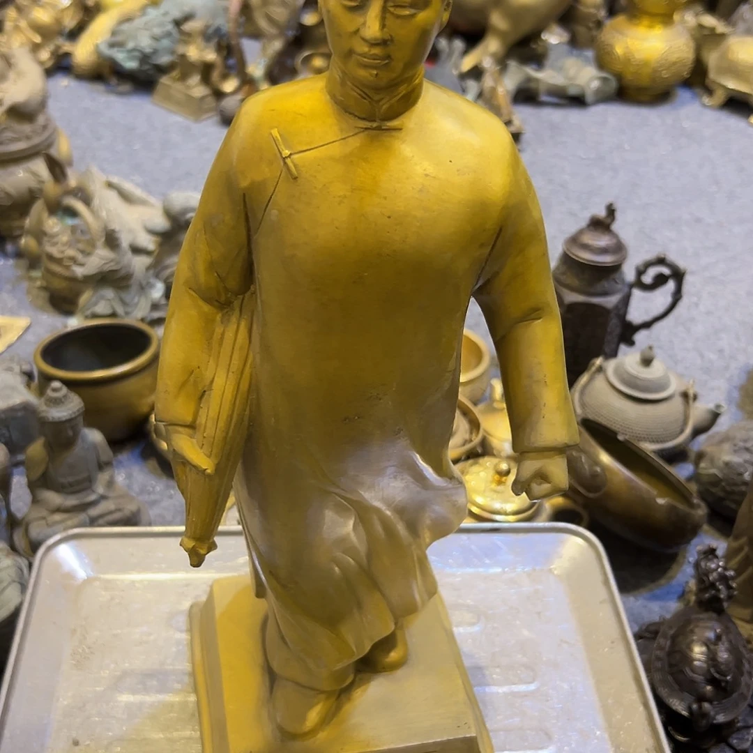 黄铜摆件，文房摆件工艺品龙**缘