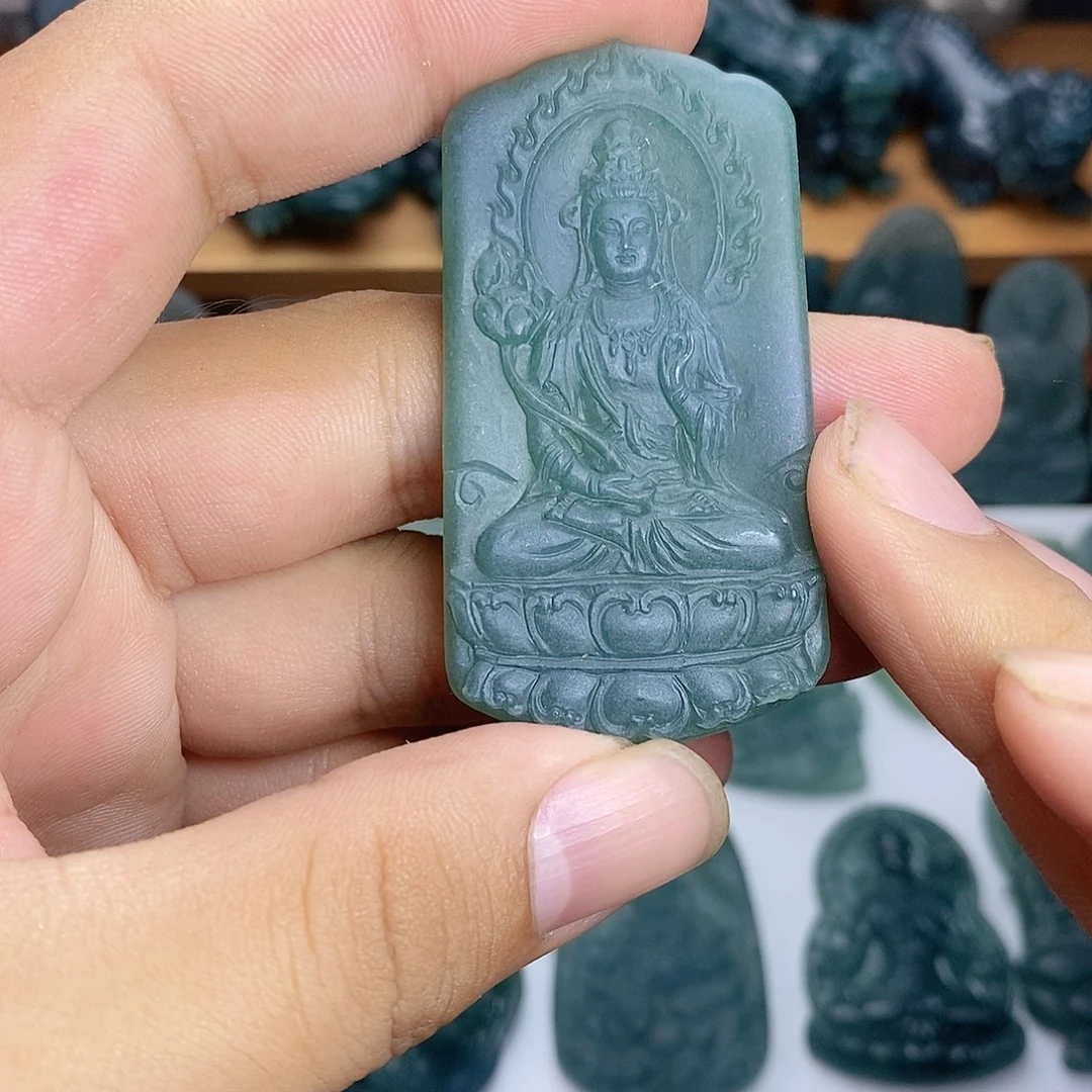 定制翡翠未镶嵌大势至