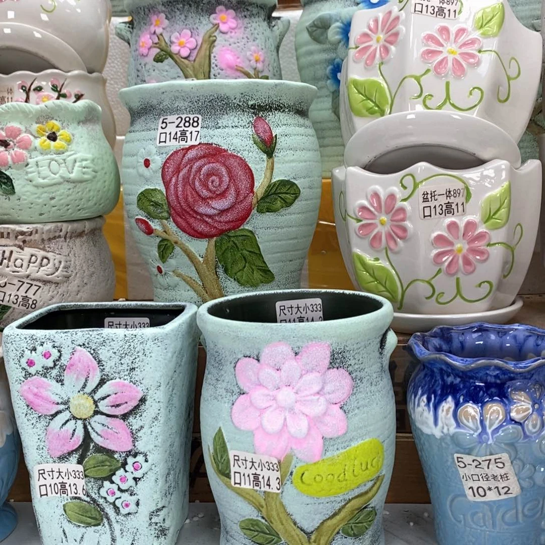 @有孔陶瓷花盆@@5