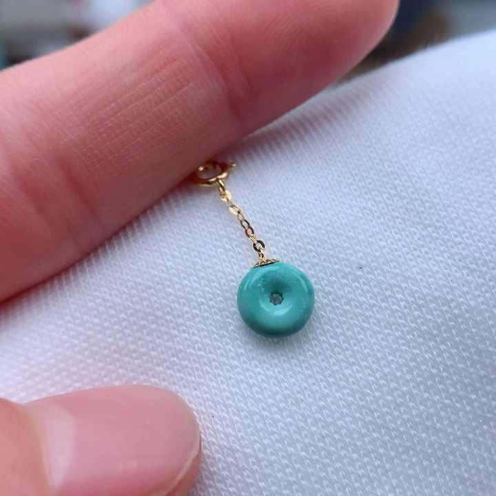 绿松石绿松石配饰18K金镶嵌