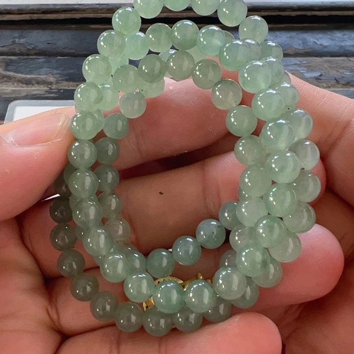 定制翡翠未镶嵌卡6.6 mm