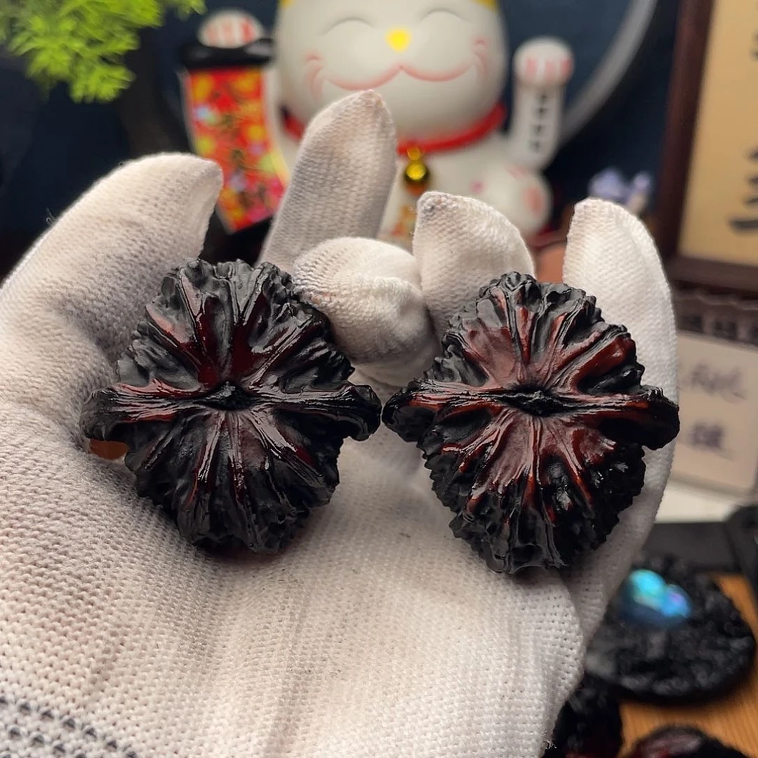吊坠文玩核桃白狮子41