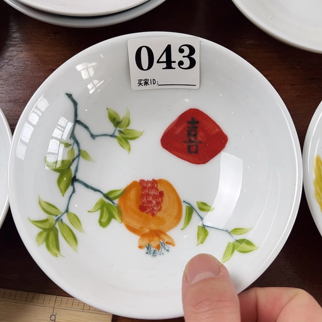 瓷片景德镇陶瓷手工手绘制作