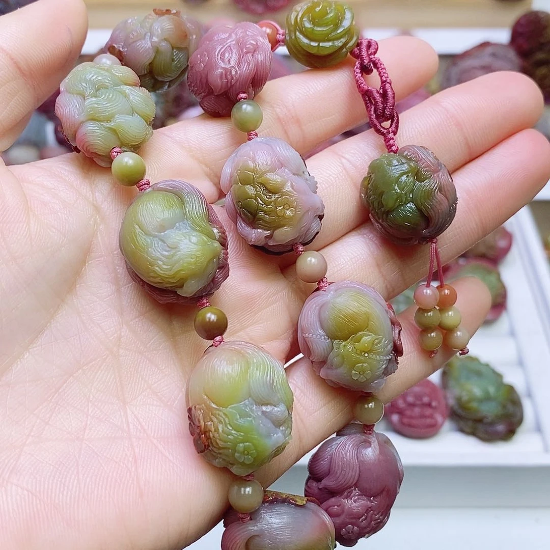 玛瑙/玉髓盐源玛瑙手串未镶嵌快***6