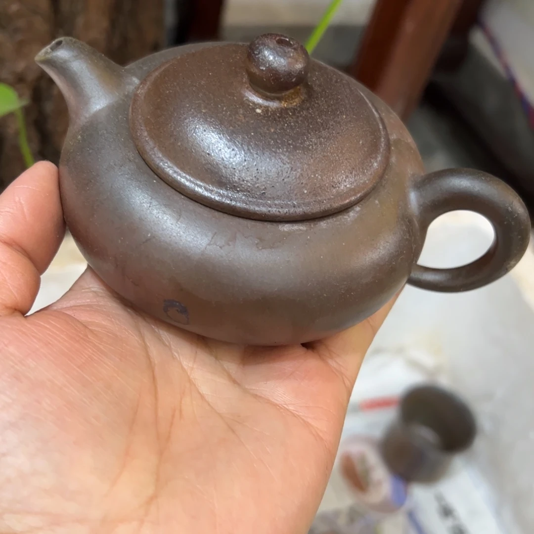 贵台龙窑柴烧茶壶74