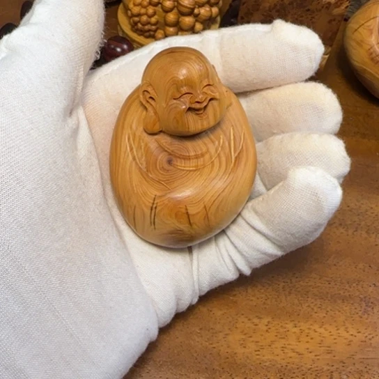 柏木（崖柏）游**生全陈化老料把件