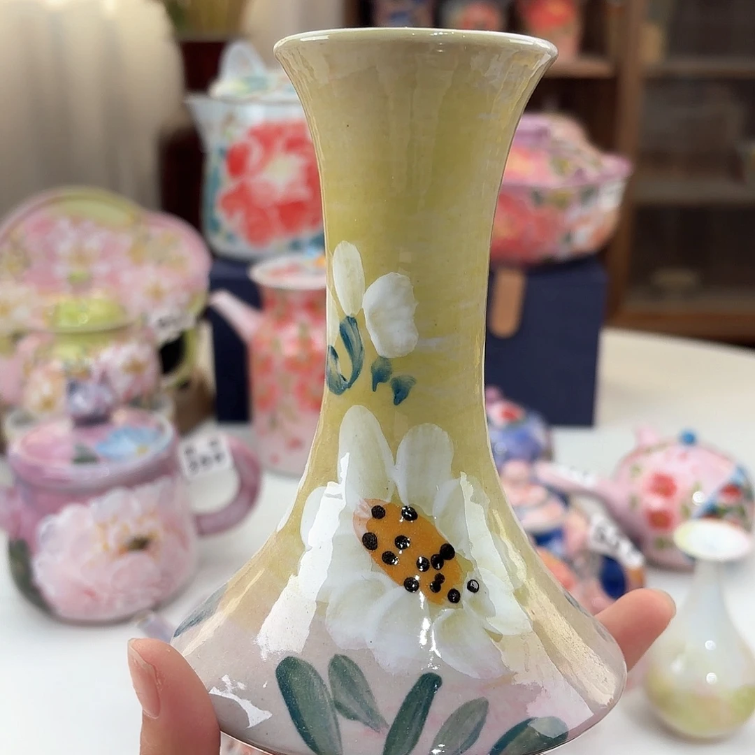景德镇手绘高温釉下彩陶瓷茶具