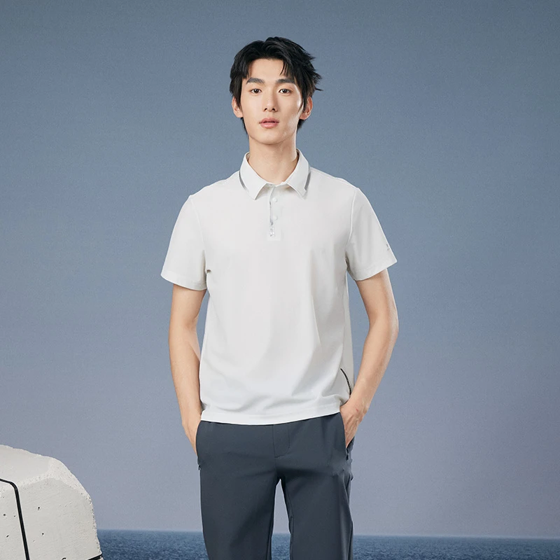 Rapido2025年新款男士R系列短袖polo衫商务休闲舒适T恤CN4442U13