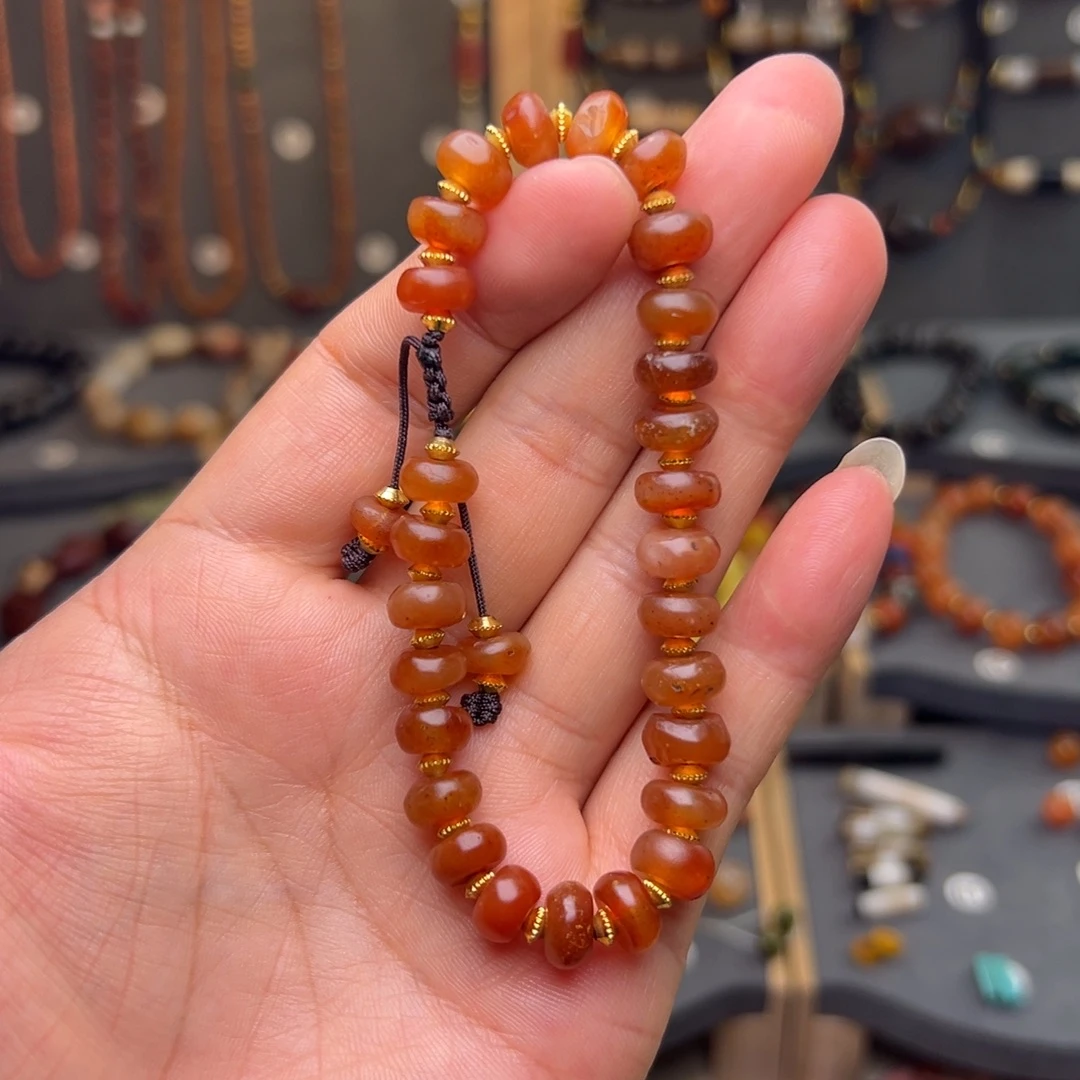 玛瑙/玉髓合金颈饰