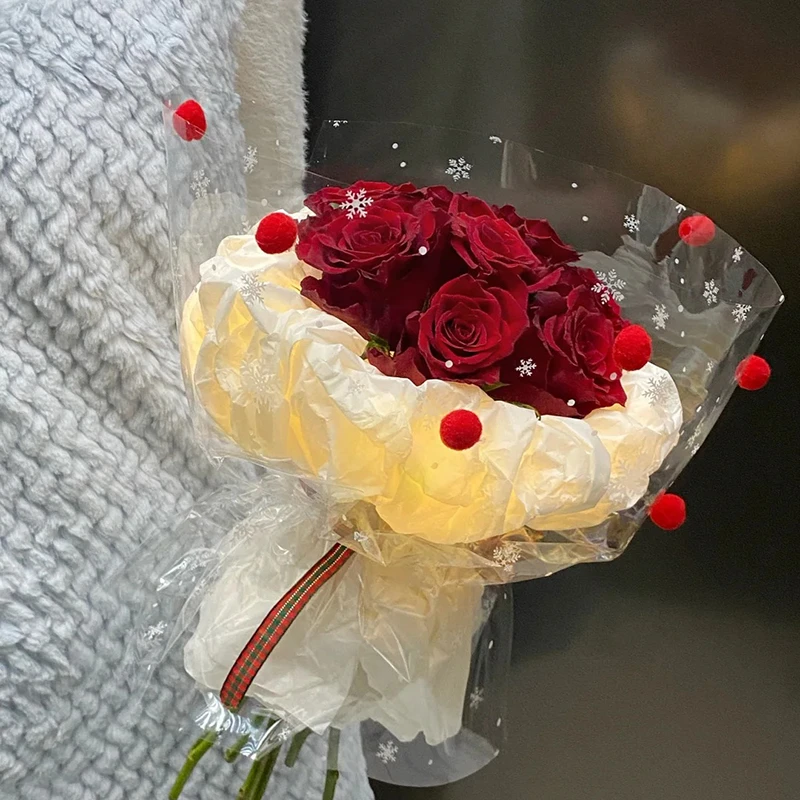 【草莓甜心】11朵红玫瑰发光花束冬日鲜花花束同城鲜花直送送闺蜜送朋友送对象生日花见面花小时达