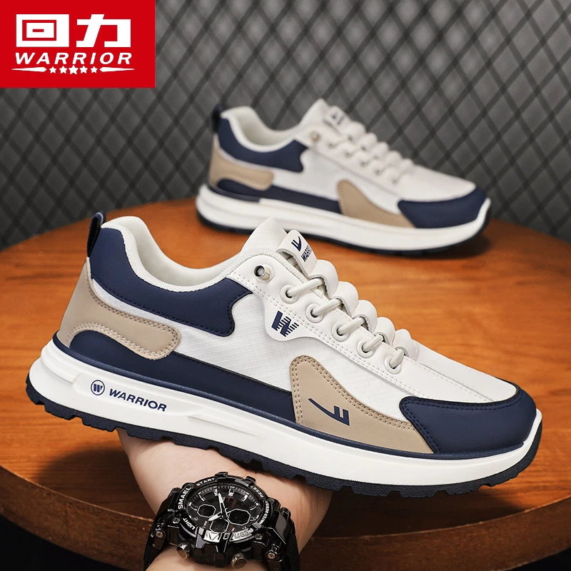 回力男鞋冬季透气2025新款阿甘防水防滑运动跑步休闲开车旅游潮鞋