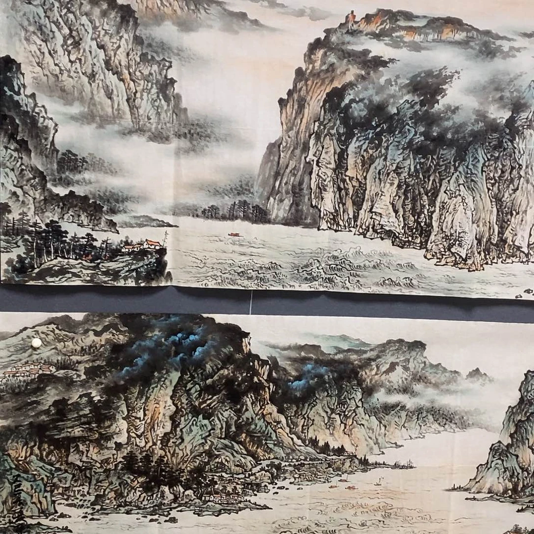 至***元国画聂伟68.138手绘画芯