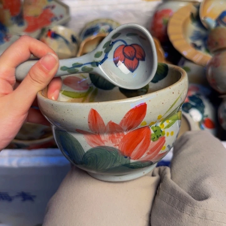 瓷片景德镇陶瓷手工手绘