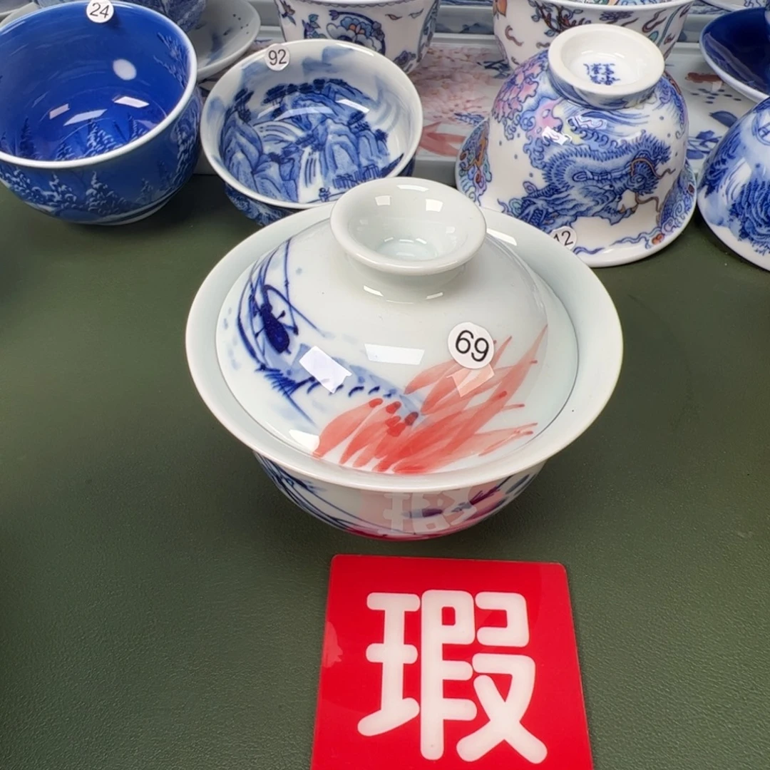 景德镇纯手工纯手绘茶具木木69