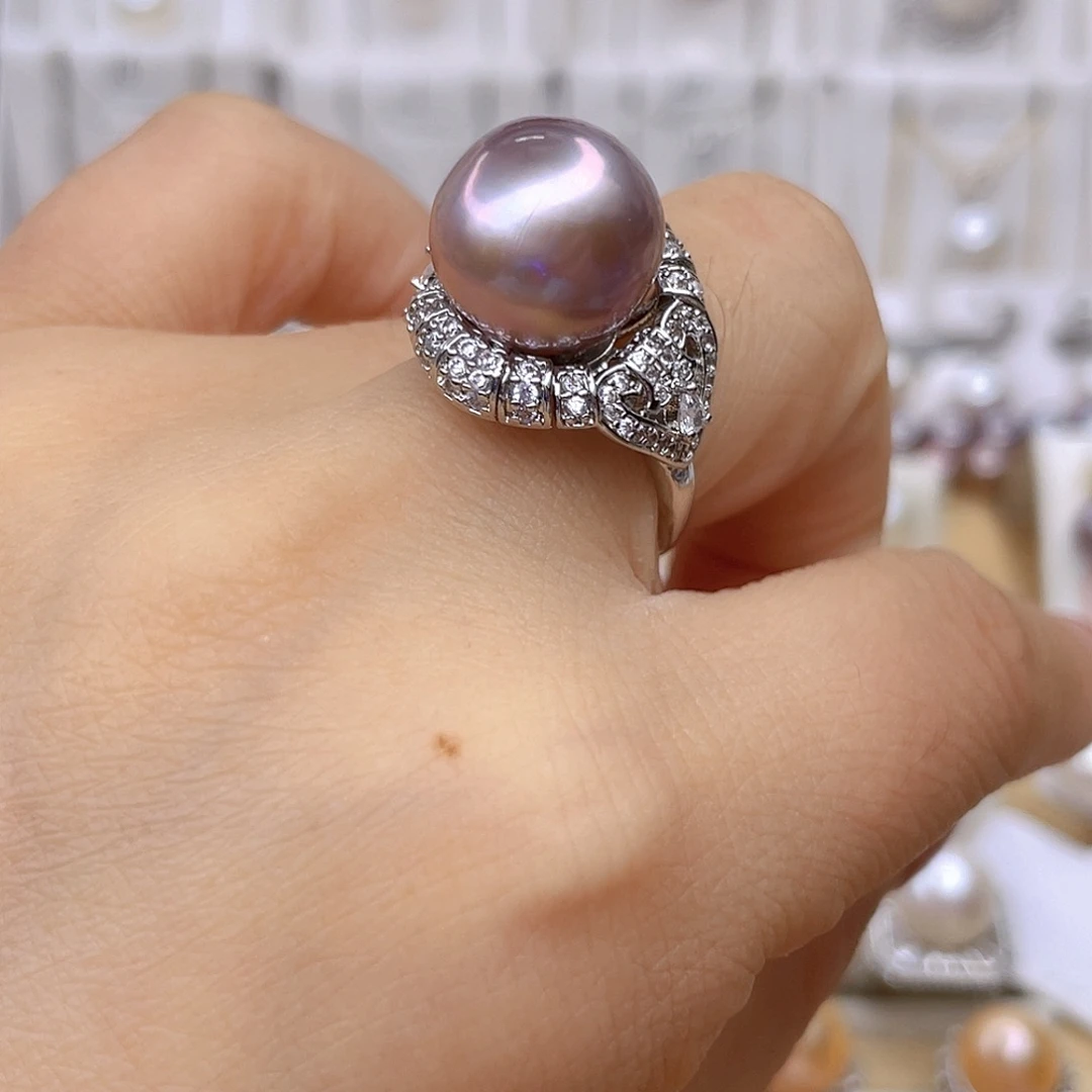 淡水珍珠未镶嵌戒指14