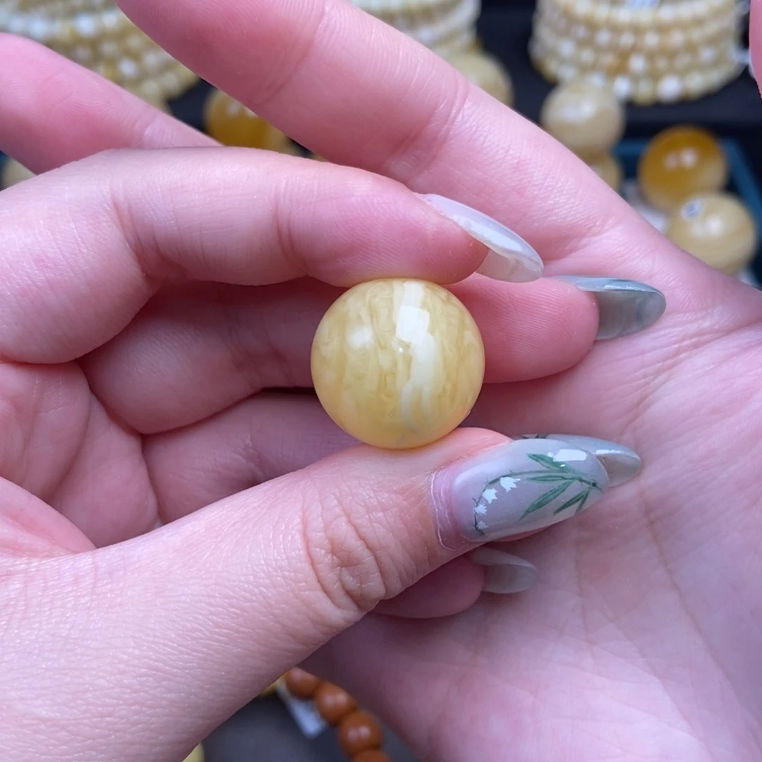 蜜蜡未镶嵌珠宝奇石卡19.3