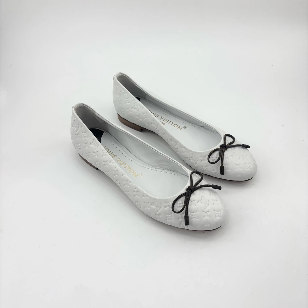 未使用 LouisVuitton/路易威登 37码时尚满印芭蕾舞鞋合集