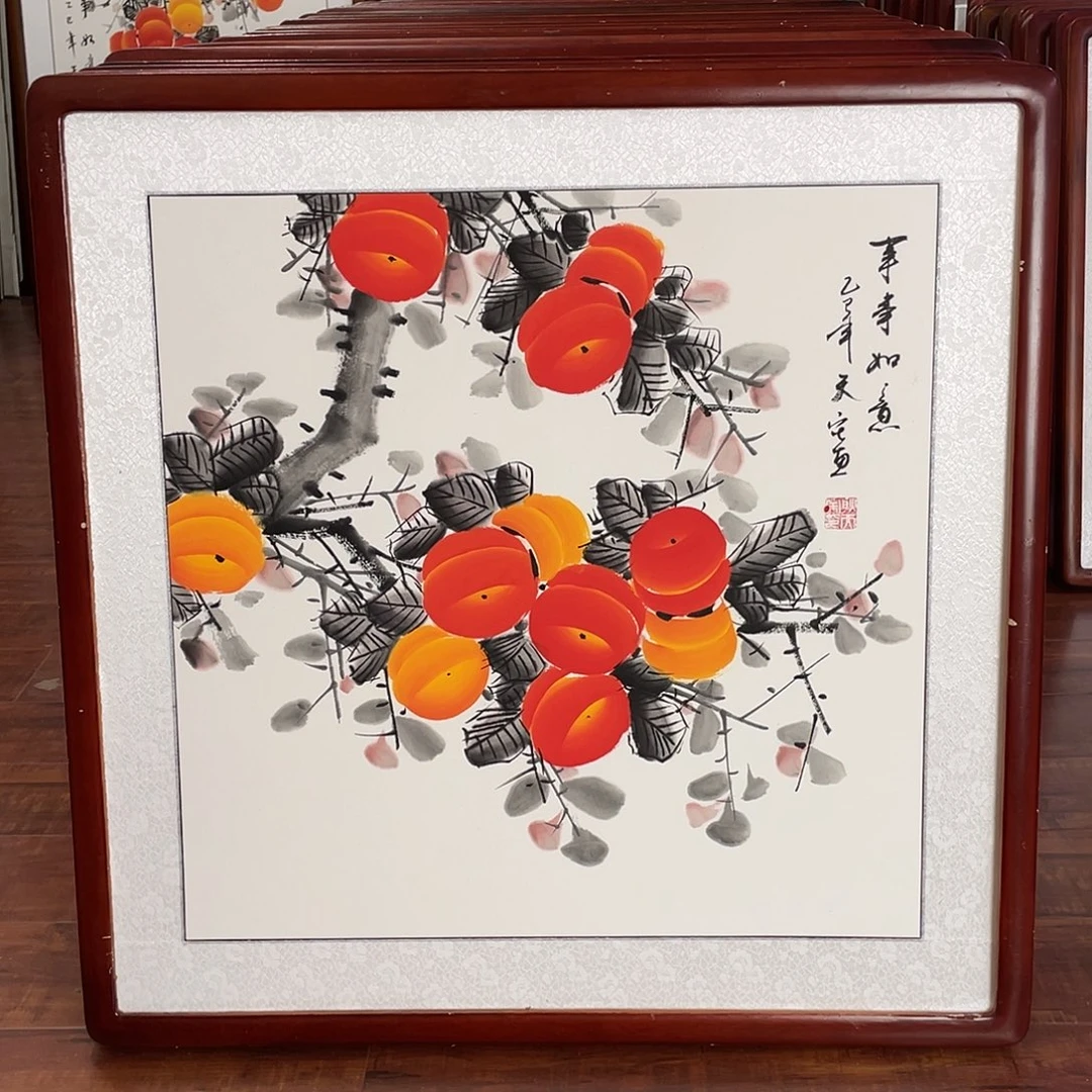 国画带框尺寸63*63厘米