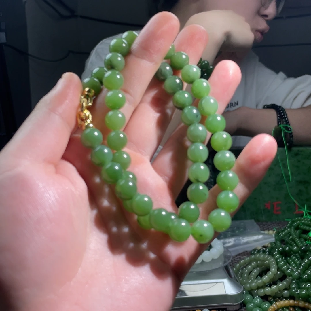 和田玉（碧玉）未镶嵌珠宝半成品