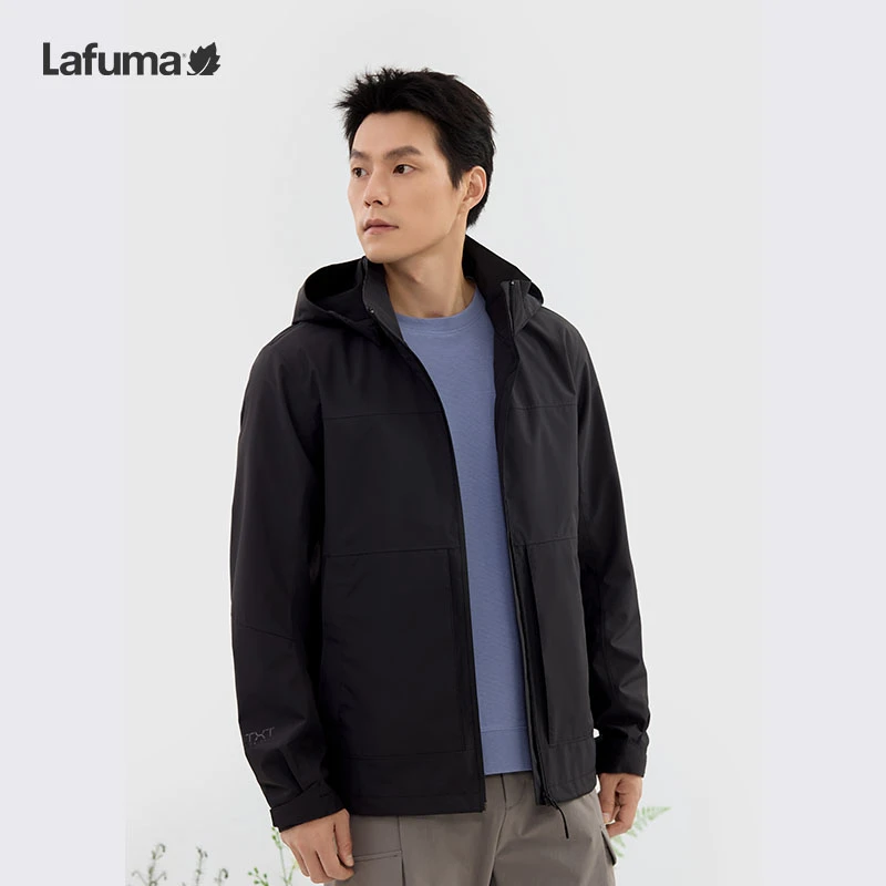 LAFUMA乐飞叶户外25防水透湿冲锋衣II男士可脱卸帽外套LMJA5AS15