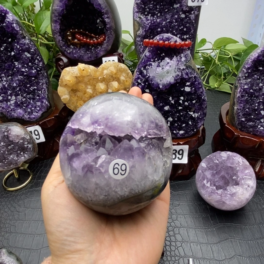 大型摆件（非配饰）紫晶未镶嵌