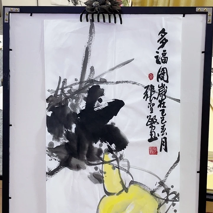 国画张圣敏先生纯手绘作品