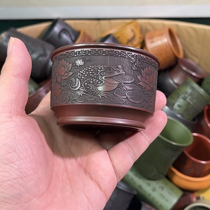 茶杯紫砂全手工紫砂主人杯