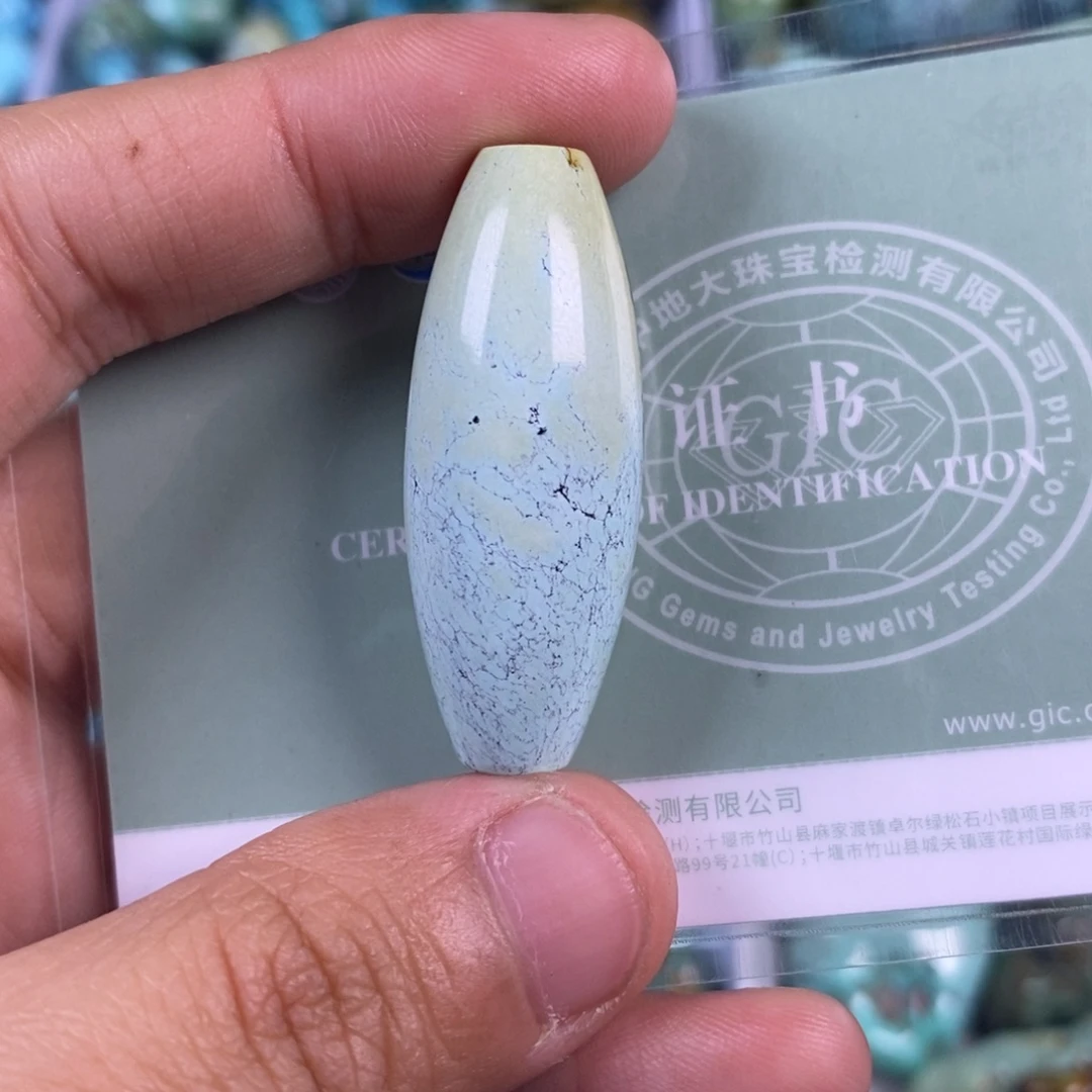 绿松石未镶嵌颈饰