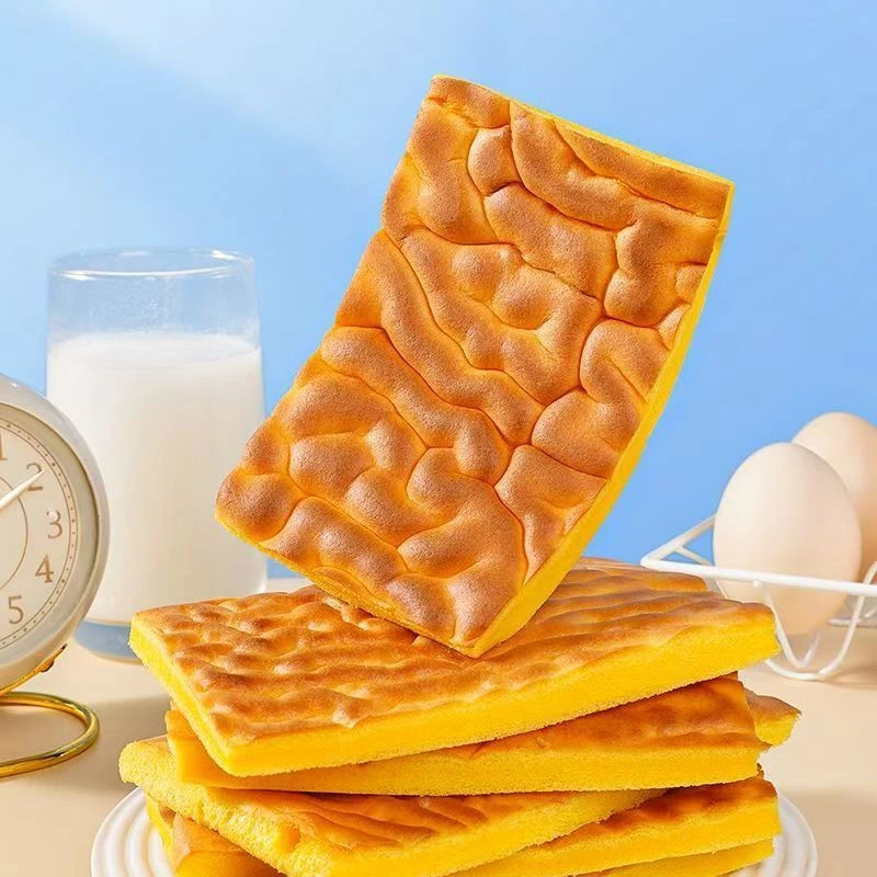 鲜果乐虎皮蛋糕蛋黄早餐代餐糕点手工充饥饱腹休闲零食下午茶点心