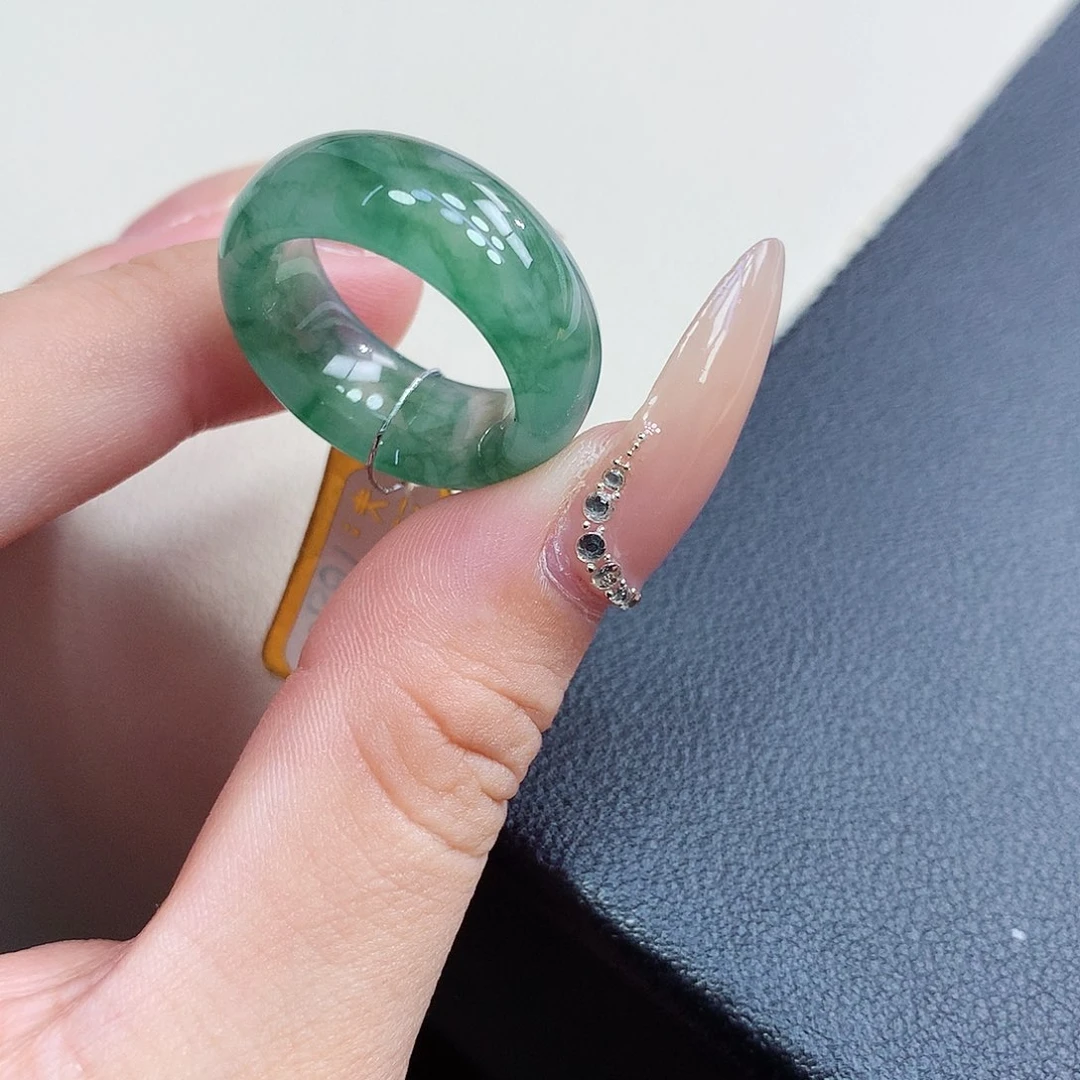 翡翠戒指未镶嵌14-15号