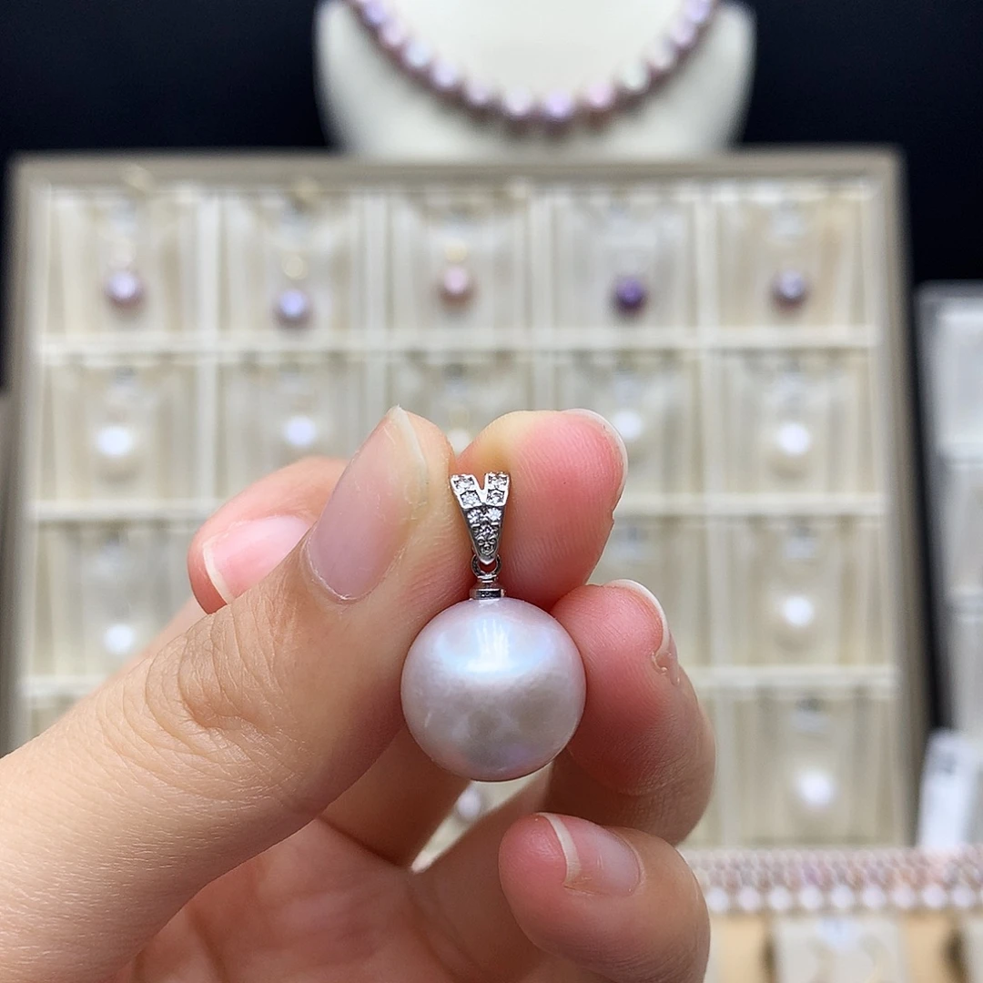 颈饰合金淡水珍珠