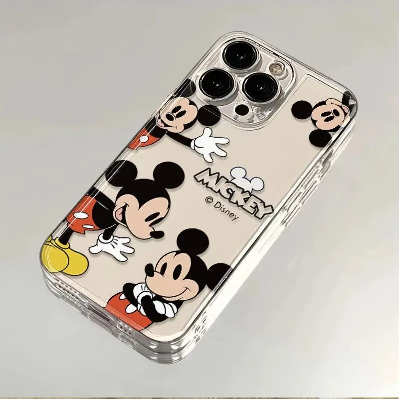 迪士尼米奇适用苹果16手机壳iphone15promax透明13/14Plus软12趣1