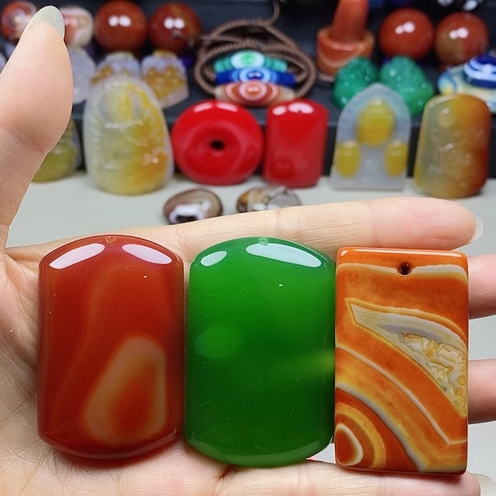 玛瑙/玉髓吊坠(不含链)未镶嵌