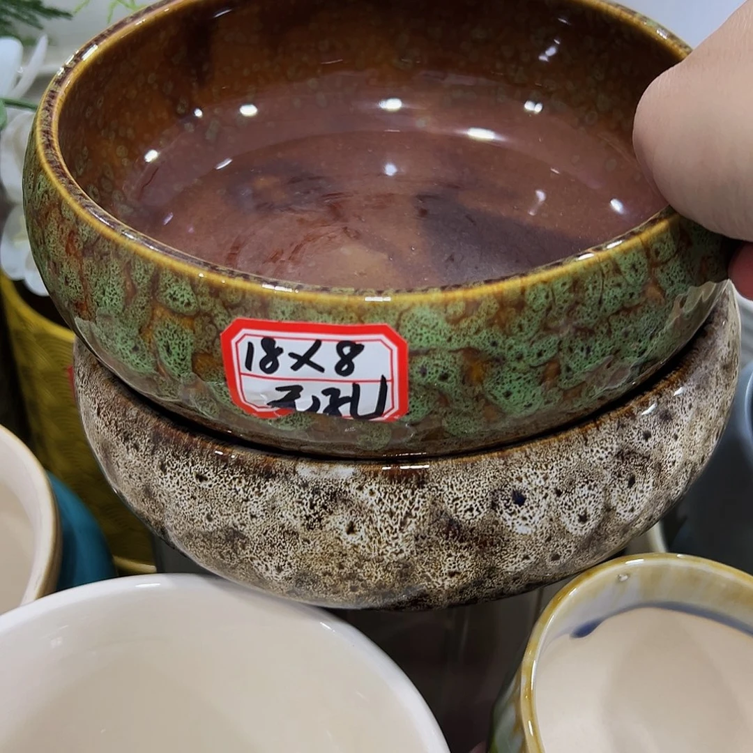 外贸尾单陶瓷花盆凑单10米啊包邮