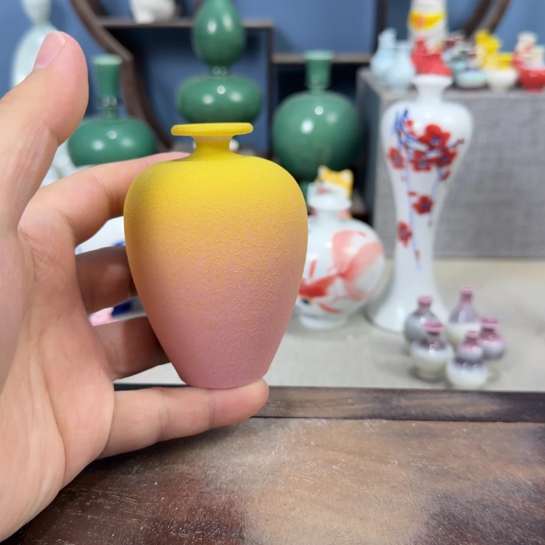 陶瓷手工小花器摆件