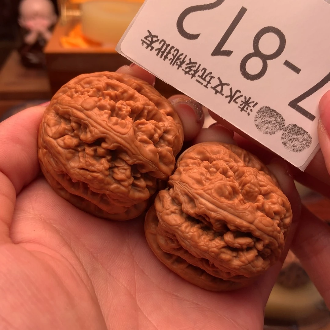 文玩核桃把件40粗筋