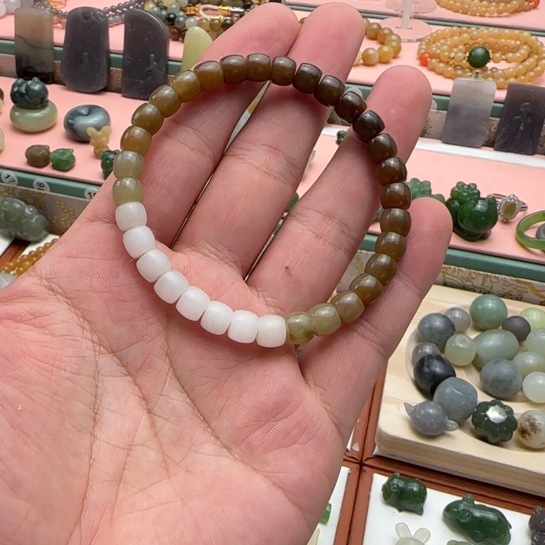 和田玉未镶嵌吊坠(不含链)