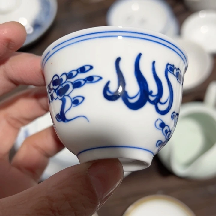 杯手绘红叶陶瓷一个50毫升