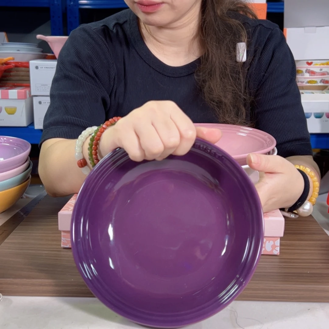 陶瓷葡萄紫燕麦碗